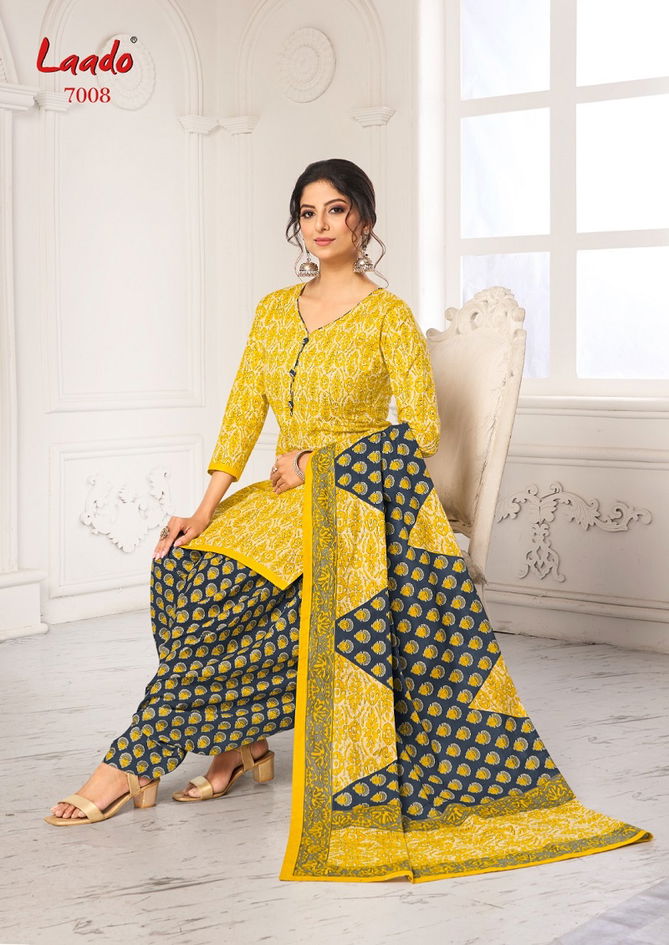 Laado Vol 70 7001 To 7020 Printed Cotton Dress Material Wholesale Suppliers In India
